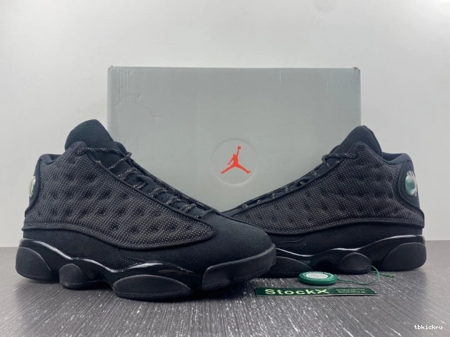 Rep TBkick 414571-011 Retro Jordan 13 Air Black Cat 0724